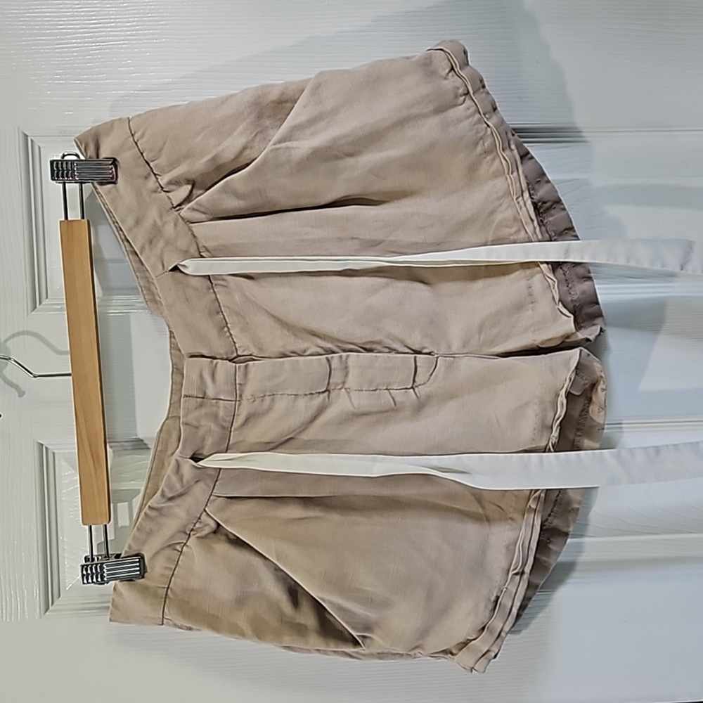 Wilfred short with linen color ceam/light pink size 10